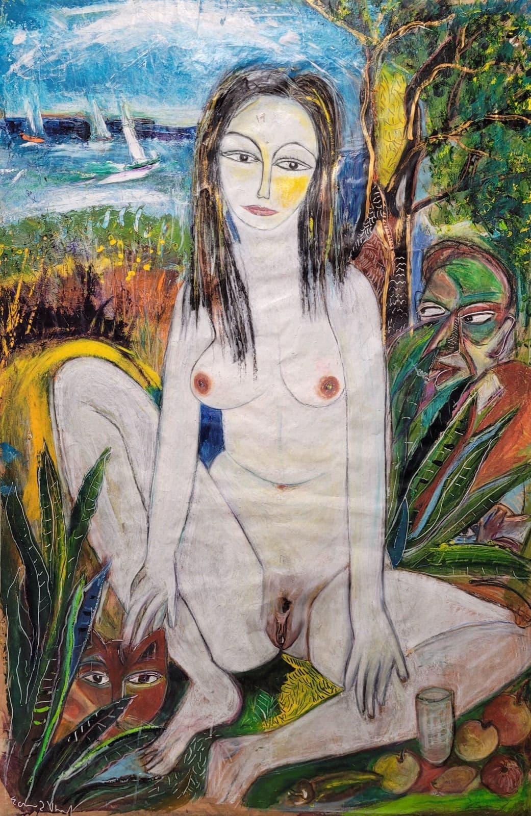 Mujer nudista, de Eduard Vich